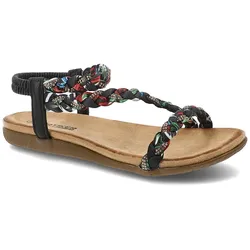Schwarze Sandalen Artiker Flache Schuhe, 40