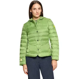 Cartoon Steppjacke Damen mit abnehmbarer Kapuze grün 34 EU