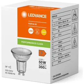 LEDVANCE LED-Reflektorlampe PAR16 LEDPAR1650364.3W830P