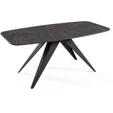 Feldmann-Wohnen Ferro 160 x 80 x 76 cm schwarz