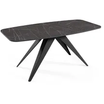 Feldmann-Wohnen Ferro 160 x 80 x 76 cm schwarz