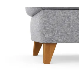 Home Affaire Polsterhocker Trelleborg 58 x 48 x 58 cm Silber