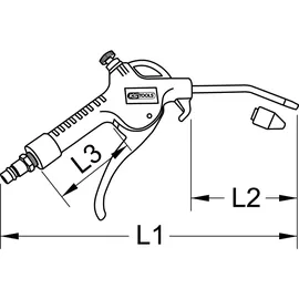 KS Tools Druckluftpistole 515,1901