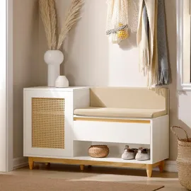 SoBuy FSR128 100 x 60 x 35 cm weiß / weiß