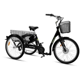 Sachsenrad T3A Trio II 40 cm 24 Zoll Unisex schwarz