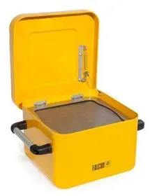 Kleinteilereiniger aus Stahl, lackiert, mit Eintauchsieb, 10 Liter