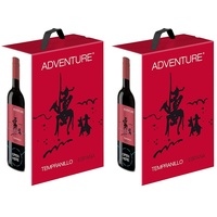 Adventure Tempranillo Vino Tinto de Espana trocken Bag-in-Box (1 x 3 l) | 3 l (2er Pack)
