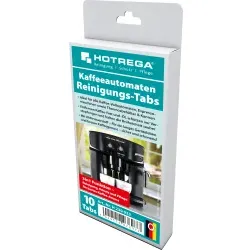 HOTREGA® Kaffeeautomaten Reinigungstabs H230033 , 1 Packung = 10 Tabs