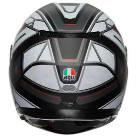 AGV K3 Rivia Integralhelm - Matt Schwarz/Weiß/Rot / XL