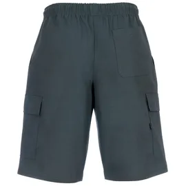 TRIGEMA Jerseyhose TRIGEMA "TRIGEMA Cargo-Bermuda aus 100% Baumwolle", Damen, Gr. L, US-Größen, grau (anthrazit), 100% Baumwolle, Hosen Jerseyhose