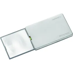 ESCHENBACH OPTIK Taschenlupe "easyPOCKET", silber, Lupen, im Scheckkartenformat + Licht