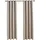 vidaXL Verdunkelungsvorhang Ösen 140 x 225 cm beige 2 St.