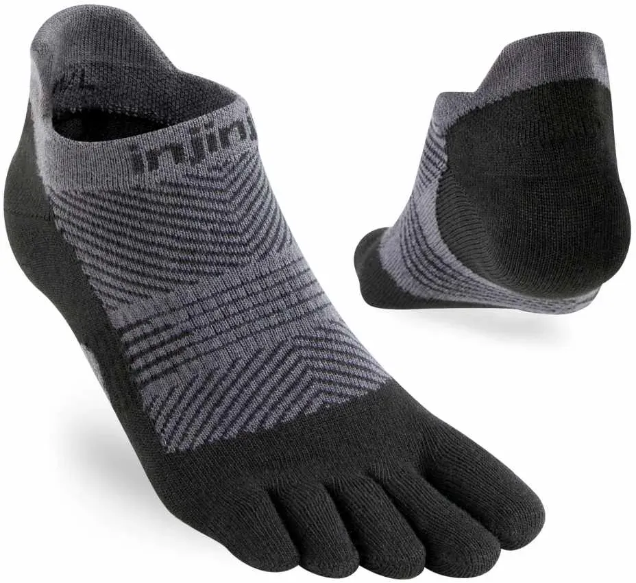 Injinji Damen Run Lightweight No Show schwarz