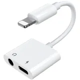 Joyroom Lightning Adapter – für iPhone 5 - 16 und iPad Modelle - Lightning auf Lightning und 3,5 mm Klinke