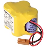 Panasonic Original Lithium Batterie 2400mAh CNC BR-2/3AGCT4A, Fanuc A98L-0031-0025, BR-2/3AG, mit Panasonic Zellen in Erstausrüsterqualität, kein billiger Nachbau