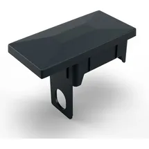 qualinos Pfostenkappe 60×40 mm mit Überstand und Sichherungssteg in Germany