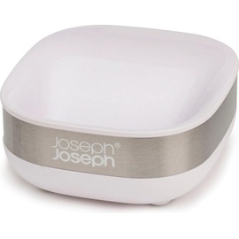 Joseph Joseph Deutschland GmbH Joseph Joseph, Seifenspender + Seifenschale, Slim Steel Soap Dish- White/Steel