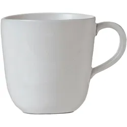 Tasse AIDA RAW "RAW", weiß (arctic weiß), H:8cm Ø:8,1cm, Steinzeug, Trinkgefäße, Kaffeetasse Tasse Kaffeebecher, 20 cl, 6-teilig