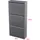 [en.casa] Sokndal 50 x 104 x 15 cm grau / grau