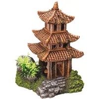 Nobby Aqua Ornaments ASIATISCHER TEMPEL mit Pflanzen 10 x 9 x 14,5 cm