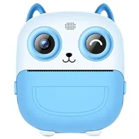 Swiixxer Kinderkamera-Drucker, Tragbare -Sofortdruck-Foto-Digitalkamera für Kinder, 2,4-HD-Doppelkameras, Video-Spielzeug, Geschenke, Blau