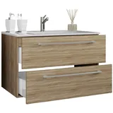 VCM my bath Badmöbel-Set Badinos 914849 sonoma-eiche 80,0 x 46,0 x 50,0 cm