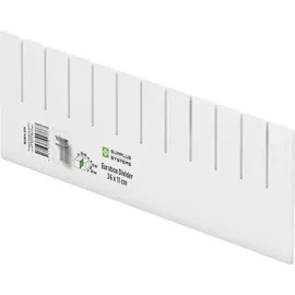 Surplus Eurobox-System Abtrenner 36 cm x 11 cm Weiß