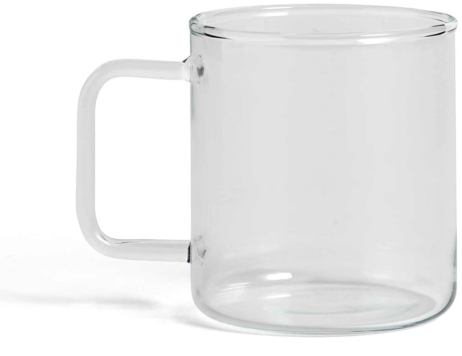 HAY - Glas Kaffeetasse, klar