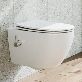 Horow Dusch WC mit WC-Sitz Weiß