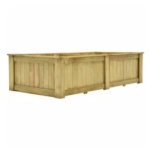 vidaXL Hochbeet 196 x 100 x 50 cm Braun