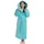 WeWo Fashion Kinderbademantel WEWO FASHION "8514" Gr. 140, blau (glacier), L:92cm, Baumwoll-Mix, Hausmäntel, mit kuscheliger Kapuze