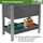 Trutzholm Hochbeet mit Ablage 79 x 46 x 74 cm Grau