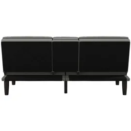dorel home Schlafcouch Kunstleder 2-Sitzer Grau
