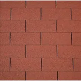 Easy Rechteck-Dachschindeln 80 x 33,6 cm Ziegelrot