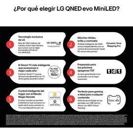 LG 55QNED87A6B 55" 4K QNED evo AI Smart TV