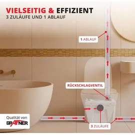 Grafner WC Hebeanlage mit Schneidwerk/Zerkleinerer Fäkalienhebeanlage Abwasserpumpe