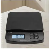 REDOM Feinwaage Digitale Küchenwaage Präzisionswaage Haushaltswaage Postwaage, (mit LCD-Display Multi-Einheiten Hintergrundbeleuchtung ohne Batterien, 1-tlg., mit Tara und PCS Funktion Stückzählfunktion Präzision bis zu 1g), Digitaler Brief- und Küchenwaage für Küchen Backen Cafés Kaffee Büro schwarz