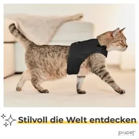 PiuPet PiuPet® Katzengeschirr Fritz schwarz S