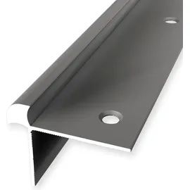küberit Treppenkantenprofil 33 x 43 x 2500 mm Winkelprofil Einfasshöhe 8 mm Aluminium Glatt Doppelt Versetzt Versenkt Gebohrt Edelstahl Küberit