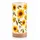 Formano LED Deko Licht Sonnenblumen Stimmungslicht Glaszylinder 20 cm Holzsockel - Bunt
