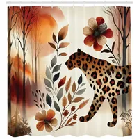 ABAKUHAUS Duschvorhang 175 x 200 cm grau