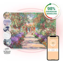 Klarstein - Wonderwall Air Art Smart Infrarotheizung 80x60cm 500W Wandmontage Gartenweg