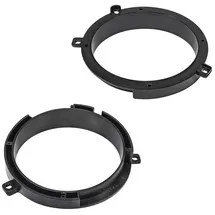 tomzz Audio 2834-008 Lautsprecherringe Adapter Halterungen kompatibel mit Mercedes C-Klasse W202 Fronttür für 165mm DIN Lautsprecher