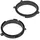 tomzz Audio 2834-008 Lautsprecherringe Adapter Halterungen kompatibel mit Mercedes C-Klasse W202 Fronttür für 165mm DIN Lautsprecher