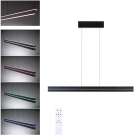 Paulmann Raiko 6-flg. 100 cm eckig schwarz