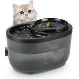 Hixava Trinkbrunnen für Katze Katzenbrunnen,Ultra Silent 2.5L Katze Trinkbrunnen mit energieeffizienter Pumpe Cat Water Fountain Kein Verschütten BPA-frei, leicht zu reinigen katzentrinkbrunnen