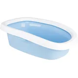 Stefanplast Jollypaw Katzentoilette 38 cm × 17 cm × 58 cm Blau/Weiß