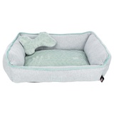TRIXIE Junior BED GRAY/MINT 50x40