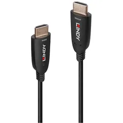 Lindy HDMI-Kabel - HDMI männlich zu HDMI männlich - 60 m - Hybrid Kupfer/Kohlefa