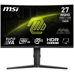 MSI Aktion % | MAG 275CQPFDE Gaming Monitor QHD Curved Panel, 180Hz, 0,5ms